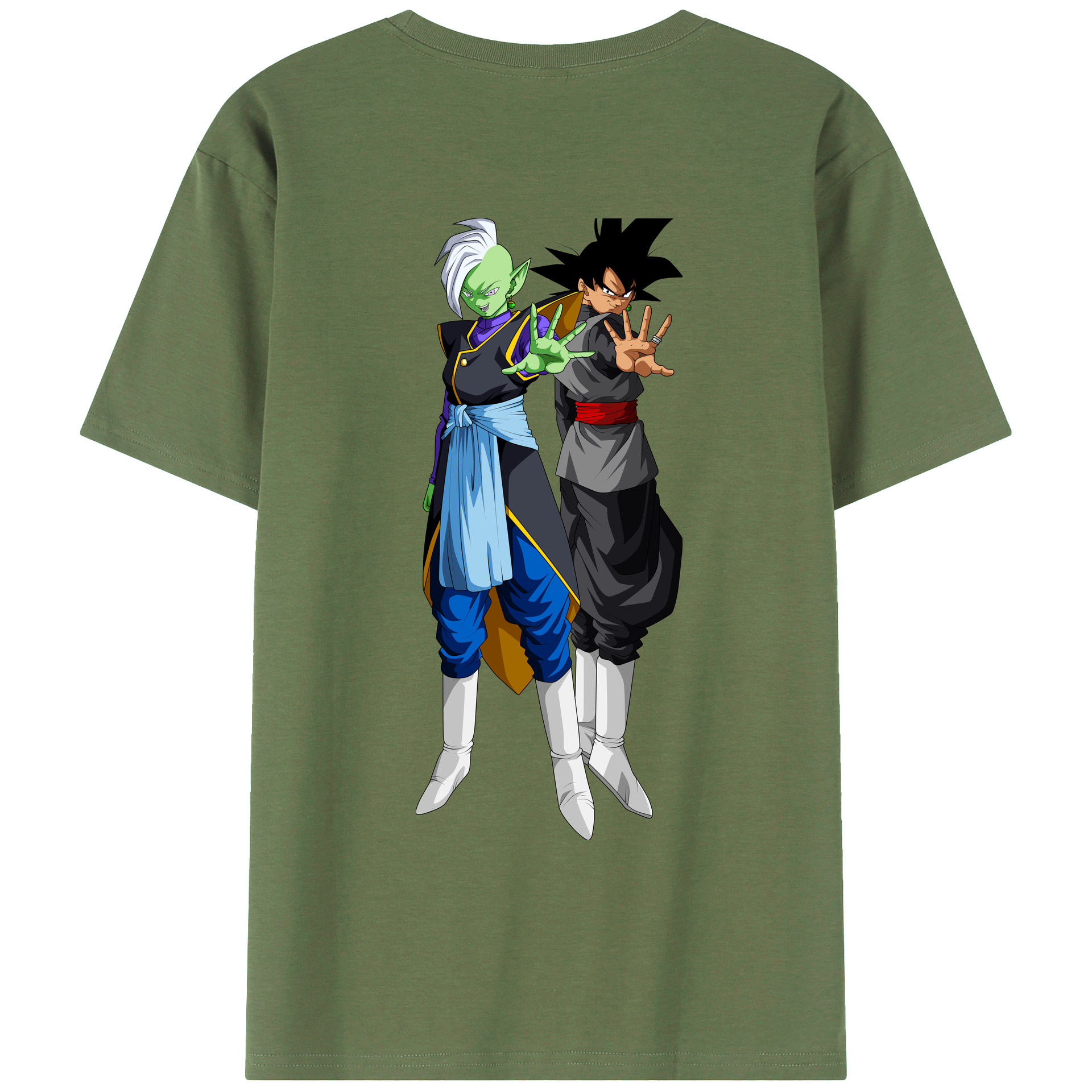 （画像用） ドラゴンボール DRAGON BALL 綿100％ メンズ半袖Tシャツ（バックプリント） 通気性